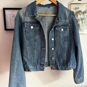 Blue Denim Jacket - 100% Cotton Size S